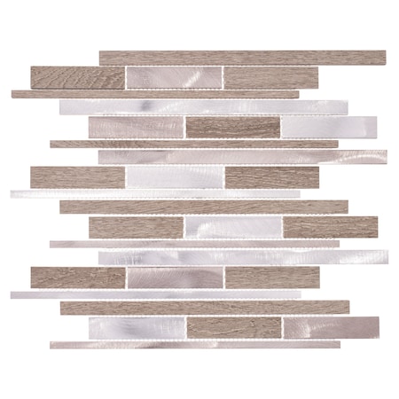 Andova Tiles CHOCOLAT Brick Porcelain Mosaic Wall Tile SAM-ANDCHO315
